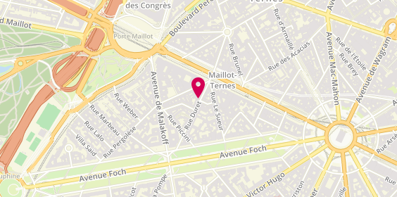 Plan de Cordonnerie Duret, 29 Rue Duret, 75016 Paris