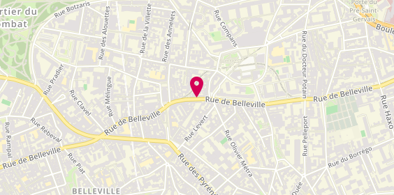 Plan de Cordonnerie Sebbagh, 161 Rue de Belleville, 75019 Paris