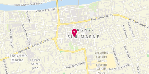Plan de Cordonnerie de la fontaine a Lagny sur Marne, 8 place du Marché au Blé, 77400 Lagny-sur-Marne