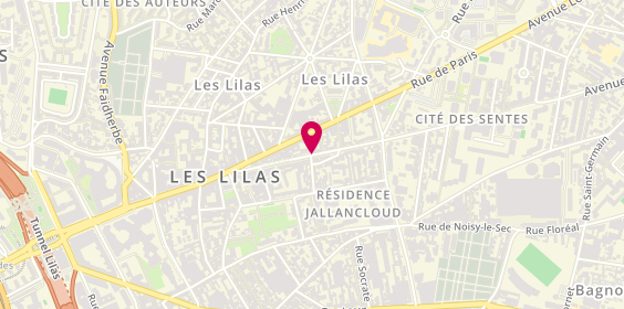 Plan de ABRILIAN Avedis, 29 Boulevard de la Liberte, 93260 Les Lilas