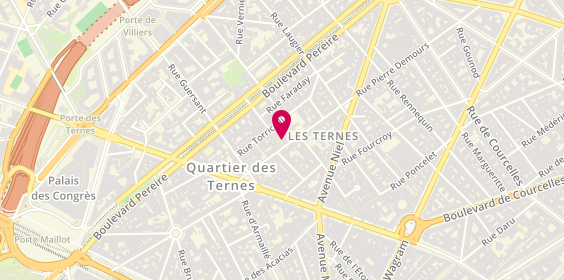 Plan de La Clé du Bonheur, 13 Rue Pierre Demours, 75017 Paris