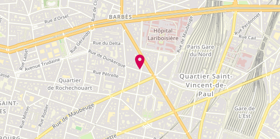 Plan de Cordonnerie Multi Services, 27 Rue Rocroy, 75010 Paris