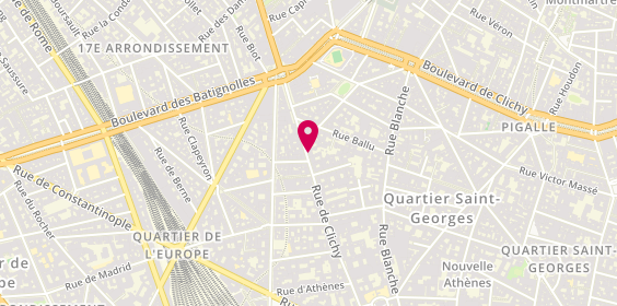 Plan de Serrurerie cordonnerie 9eme, 60 Rue de Clichy, 75009 Paris
