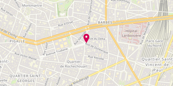 Plan de La Botte Plus, 76 Rue Marguerite de Rochechouart, 75009 Paris