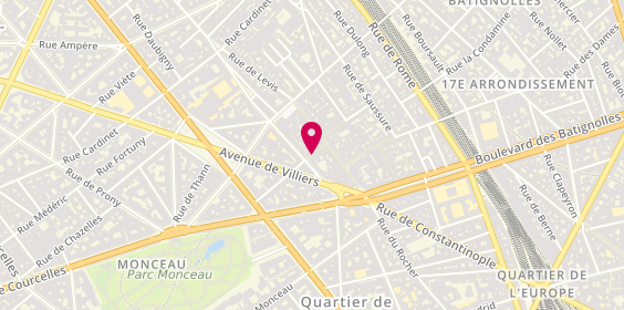 Plan de LABIDI Mohamed, 18 Rue de la Terrasse, 75017 Paris