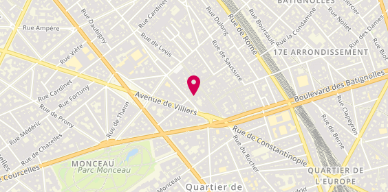 Plan de Les 3D, 20 Rue de la Terrasse, 75017 Paris
