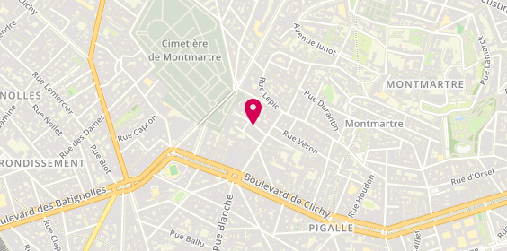 Plan de Atelier Constance, 5 Rue Constance, 75018 Paris