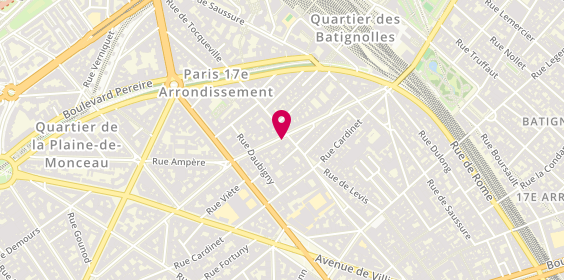 Plan de Jouffroy Cordonnerie Services, 29 Rue Jouffroy d'Abbans, 75017 Paris
