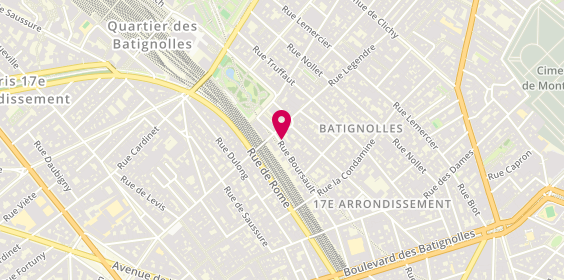 Plan de Belkherroubi Rachid, 72 Rue Boursault, 75017 Paris