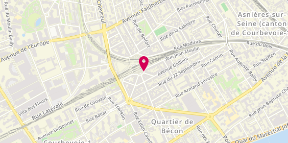 Plan de Marques et Compagnie, 1 Rue Jean Moulin, 92400 Courbevoie