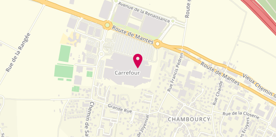 Plan de Artisan Tradition Services, Route Nationale 13 Centre Commercial Carrefour, 78240 Chambourcy