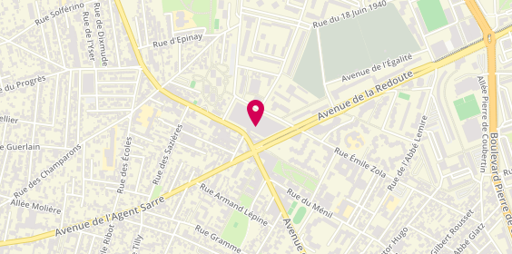 Plan de Nick Services, 3 Avenue Redoute, 92600 Asnières-sur-Seine