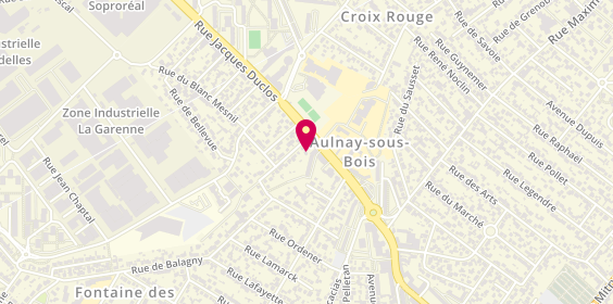 Plan de DELHAYE Fabrice, 54 Rue Marcel Sembat, 93600 Aulnay-sous-Bois