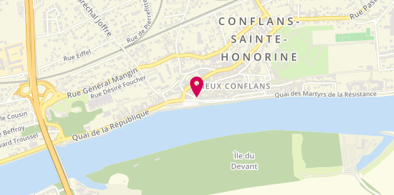 Plan de Cordonnerie Pinheiro, 4 place Fouillère, 78700 Conflans-Sainte-Honorine