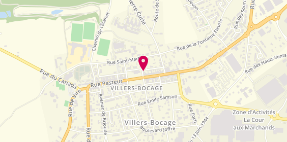 Plan de AC Multiservice, 27 place Marechal Leclerc, 14310 Villers-Bocage
