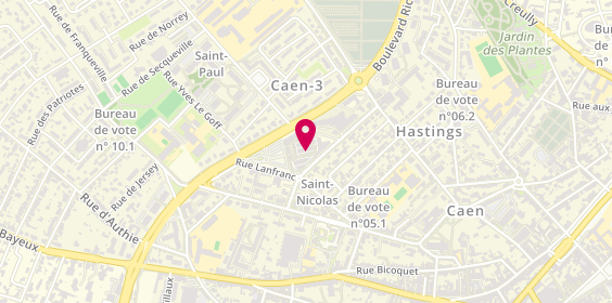 Plan de Au Bouif d'Hasting, 24 Rue Lanfranc, 14000 Caen