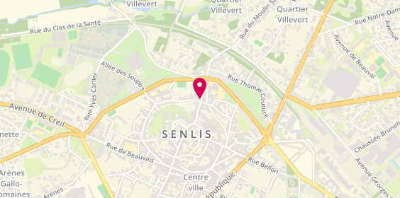 Plan de Top Services Senlis, Centre Commercial Villevert, 60300 Senlis