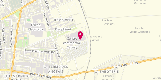 Plan de Mister Minit, 16 Route de Cernay, 51100 Reims
