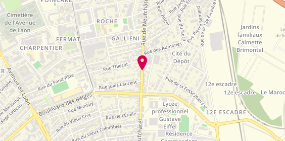 Plan de Turquoise Cordonnerie, Centre Commercial Cora Rue Neufchâtel, 51100 Reims