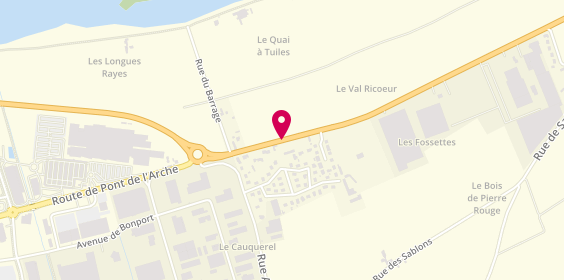 Plan de JM Services, Route Pont de l'Arche, Centre Commercial Leclerc, 76320 Saint-Pierre-lès-Elbeuf