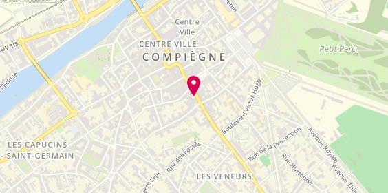 Plan de La Cordonnerie, 32 Rue des Lombards, 60200 Compiègne