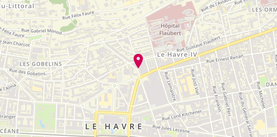 Plan de L'Atelier de Cordonnerie, 10 Rue d'Ingouville, 76600 Le Havre