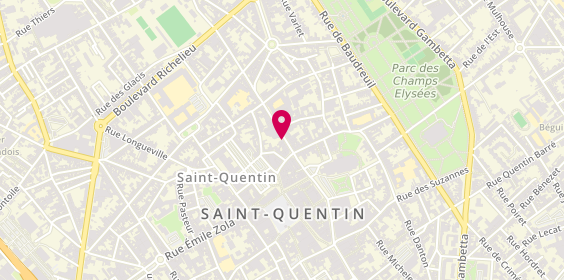 Plan de Cordonnerie Raspail, 15 Rue Raspail, 02100 Saint-Quentin