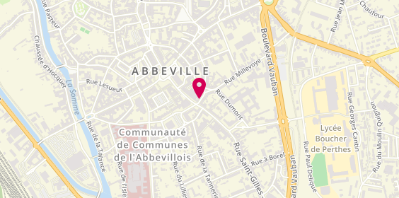 Plan de L'Atelier, 5 Rue Boucher de Perthes, 80100 Abbeville