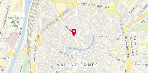 Plan de MINET Arnaud Cordonnerie, 75 Rue de Lille, 59300 Valenciennes