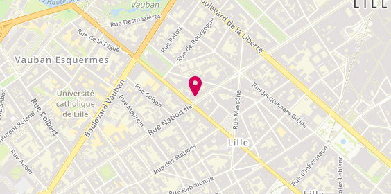 Plan de Cordonnerie Clés des Halles, 178 Rue Nationale, 59800 Lille