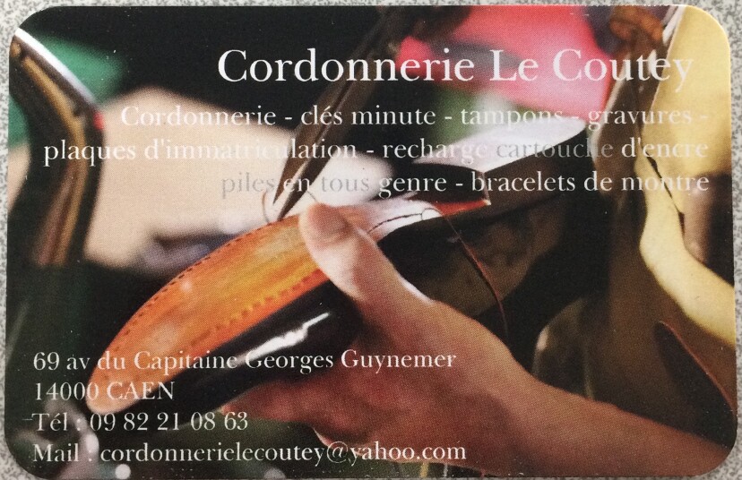 Cordonnerie le Coutey - 14000 Caen